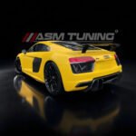 Side angle view of Audi R8 Gen 2 V Style dry carbon fibre rear diffuser