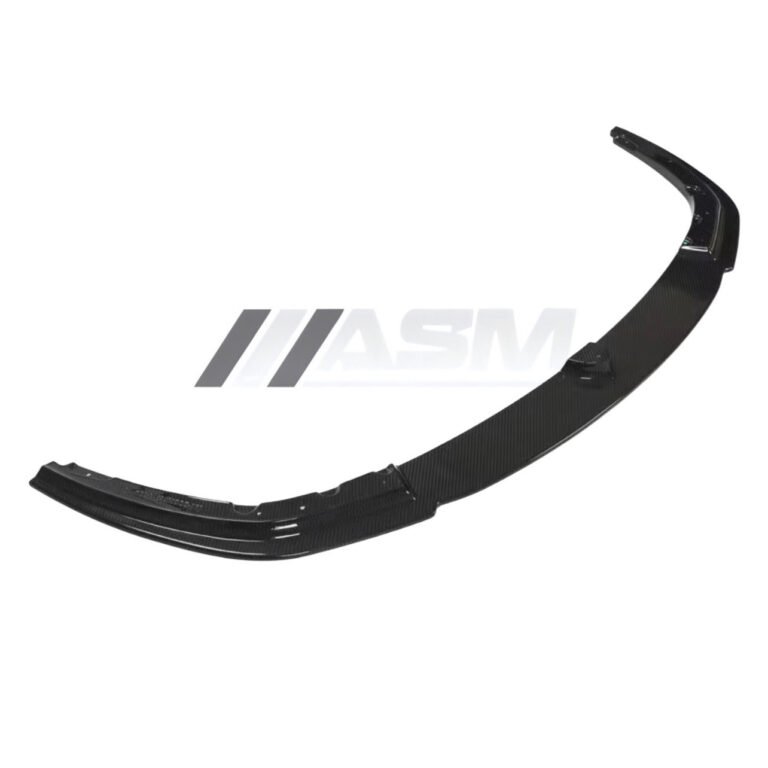 Dry pre-preg carbon fibre front splitter for BMW M8 – ASM Sports Tech lightweight front lip aero upgrade