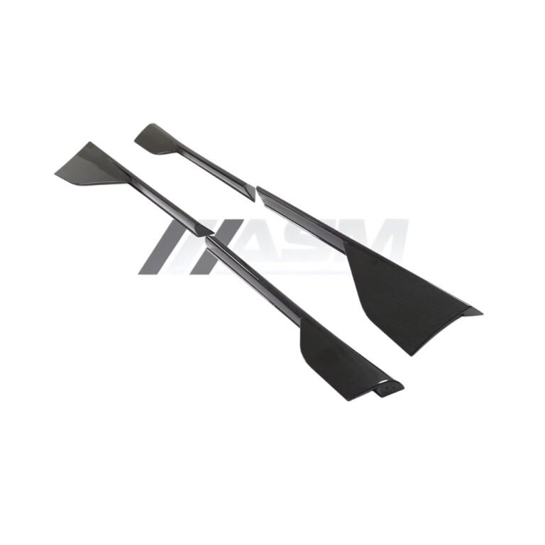 Dry pre-preg carbon fibre side skirts for McLaren 570GT, 570S, and 540C – ASM Performance lightweight rocker extensions