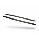 Dry carbon fibre side skirts for Audi R8 V10 Gen 2 gloss-finish lightweight rocker extensions