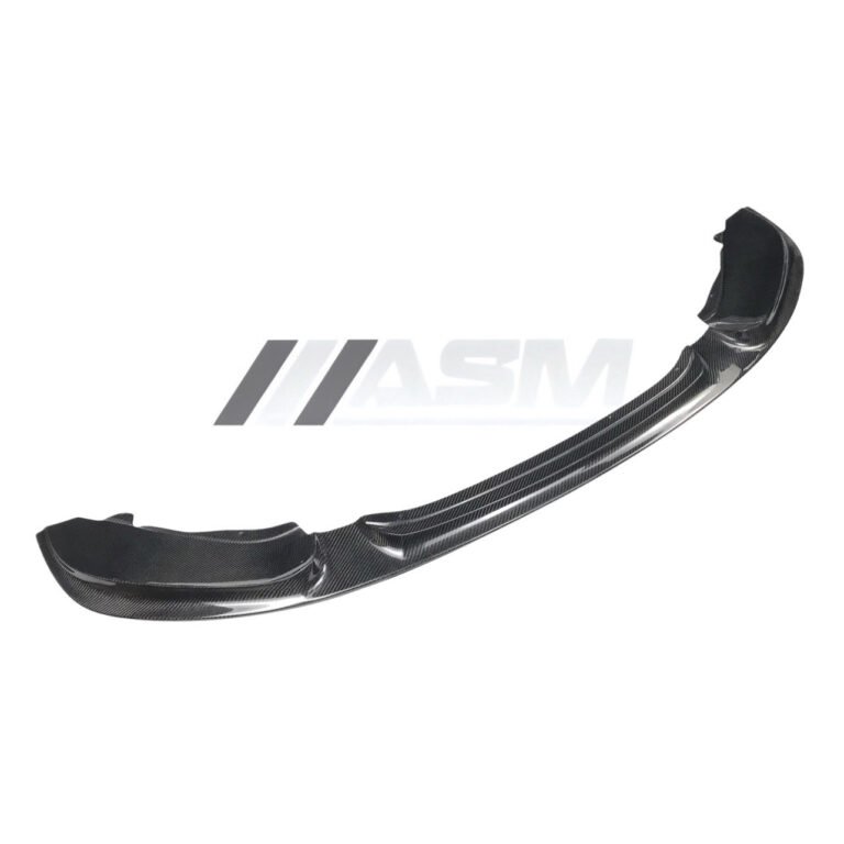 GTS style carbon fibre front splitter for BMW 1 Series F20/F21 LCI – gloss-finish bumper lip upgrade