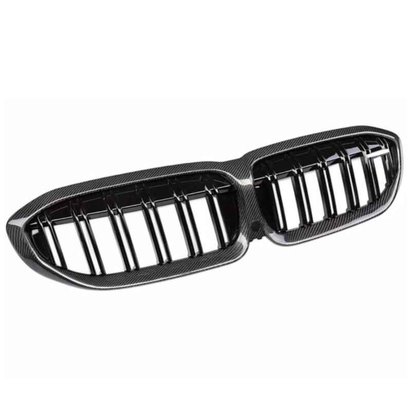 BMW 3 Series G20/G21 Carbon Fibre Double Slat Kidney Grilles