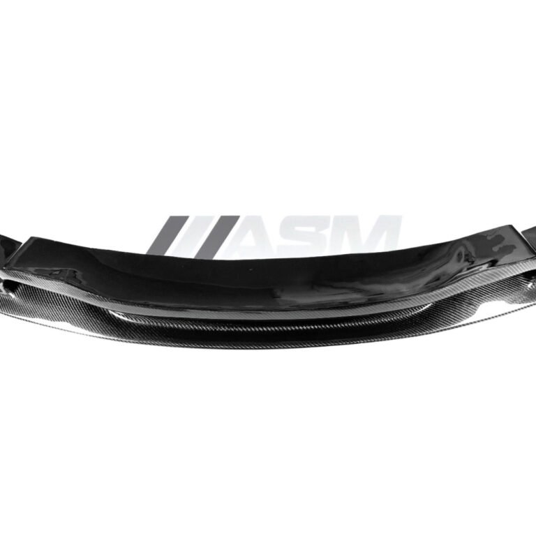 Close-up view of BMW 3 Series F31 with carbon fibre front splitter