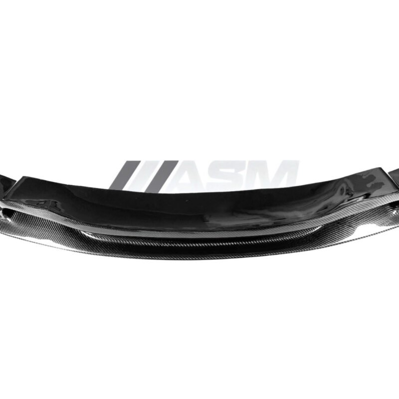 Close-up view of BMW 3 Series F31 with carbon fibre front splitter