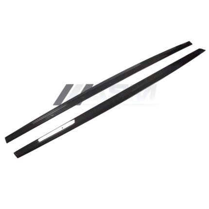 V Style carbon fibre side skirts for BMW 3 Series F30 and F31 gloss-finish rocker extensions
