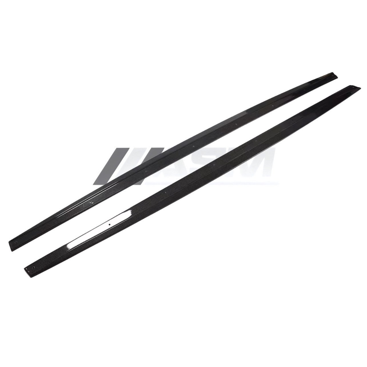 bmw-3series-f30-f31-v-style-carbon-fibre-side-skirts V Style carbon fibre side skirts for BMW 3 Series F30 and F31 gloss-finish rocker extensions