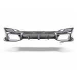 3D Style carbon fibre rear diffuser for BMW F90 M5 gloss-finish aerodynamic upgrade