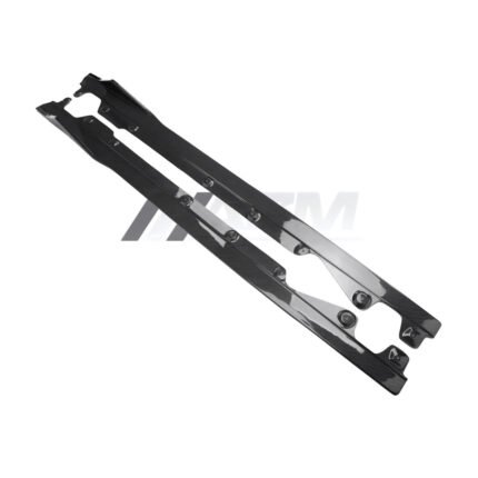 Carbon fibre side skirts for BMW G42 2 Seriesgloss-finish lightweight rocker extensions