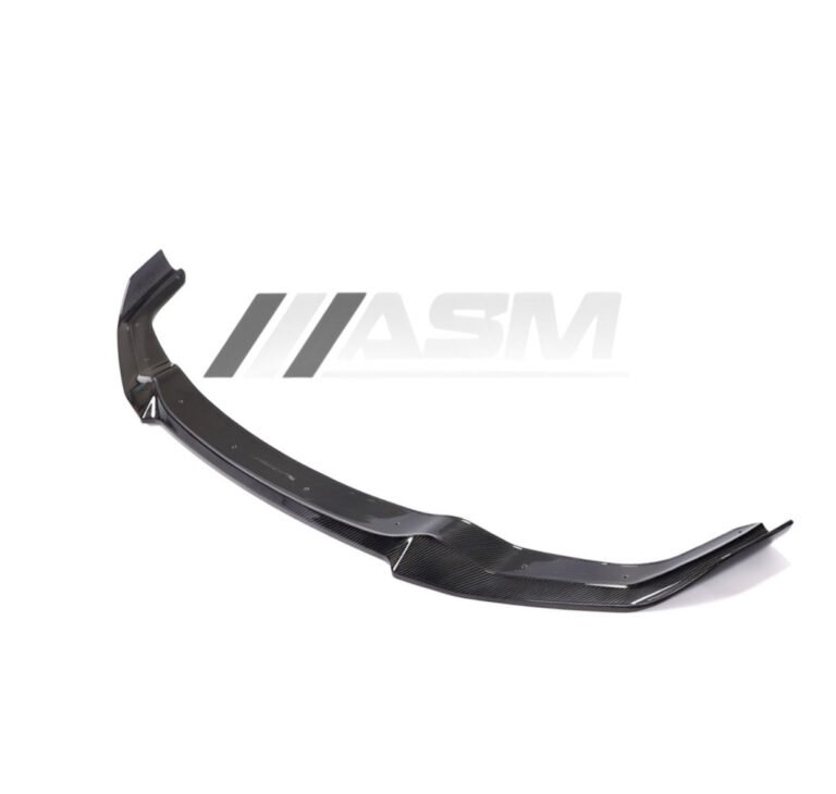 M2C / CS Style carbon fibre front splitter for BMW M2 F87 gloss-finish aerodynamic front lip