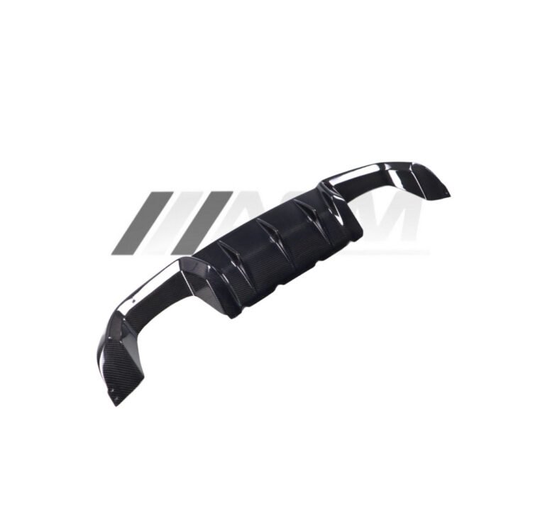 Carbon fibre rear diffuser for BMW M2 and M2 Competition F87 gloss-finish aero upgrade