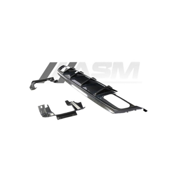 Carbon fibre rear diffuser for Mercedes A-Class W176 gloss-finish OEM fitment upgrade