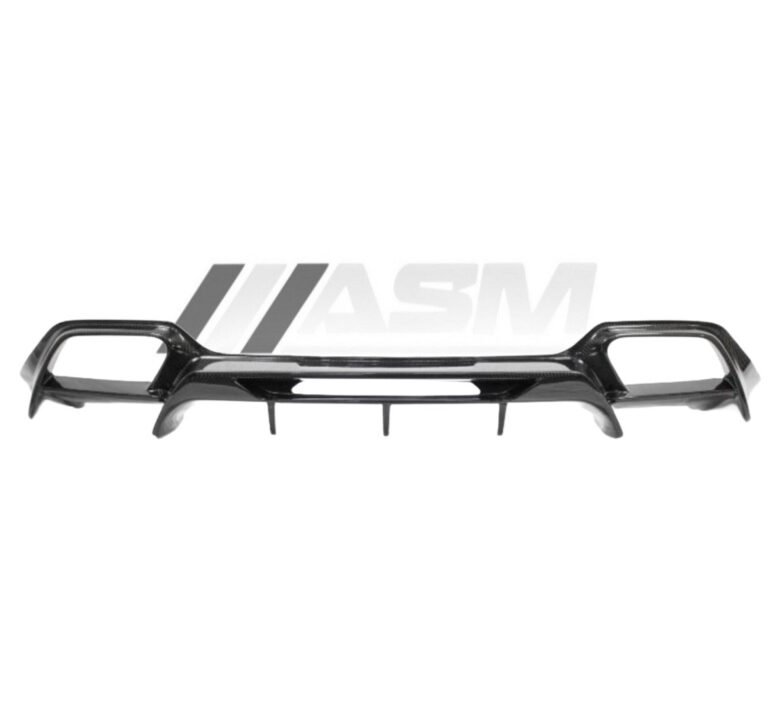 Carbon fibre rear diffuser for Mercedes AMG GT/GTS C190/R190 Coupe gloss-finish OEM fitment upgrade