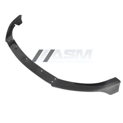 Close-up of Mercedes C63 W205 carbon fibre front splitter