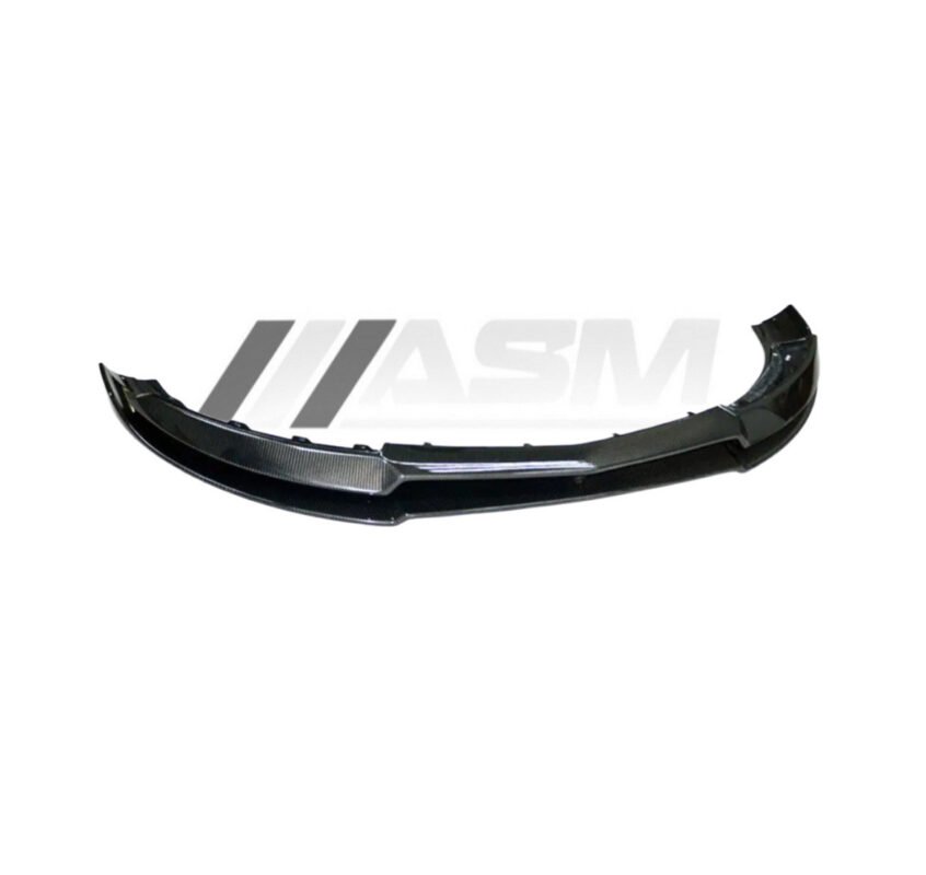 VRS Style carbon fibre front splitter for Mercedes A-Class W176 / A45 AMG gloss-finish OEM fitment aero lip