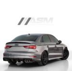 AUDI A3/S3 8V SALOON FACELIFT CARBON FIBRE REAR DIFFUSER