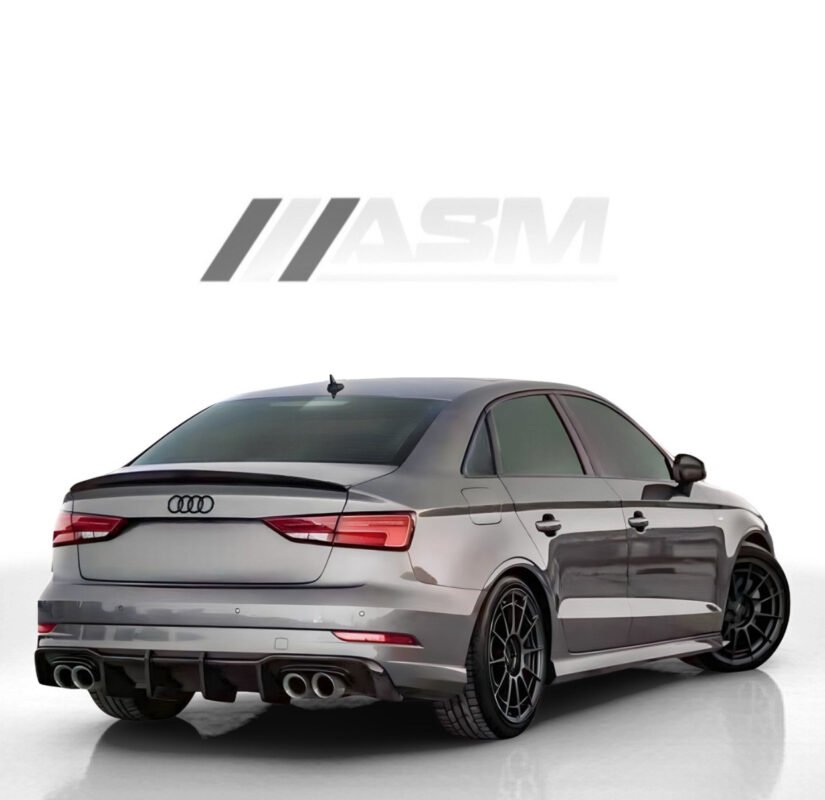 AUDI A3/S3 8V SALOON FACELIFT CARBON FIBRE REAR DIFFUSER