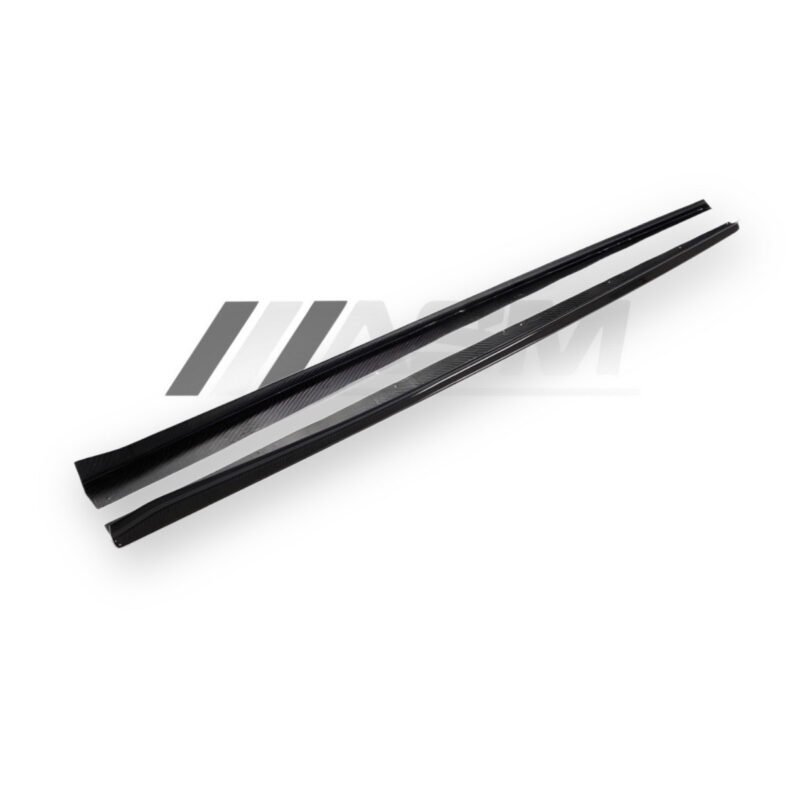 Pre-preg carbon fibre side skirts for BMW 8 Series G16 gloss-finish rocker extensions with OEM fitment
