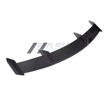 Angle view of BMW M4 G82 MP Style carbon fibre wing spoiler lightweight gloss-finish rear wing