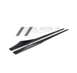 Style carbon fibre side skirts for BMW M2/M2C F87 gloss-finish rocker extensions with OEM fitment