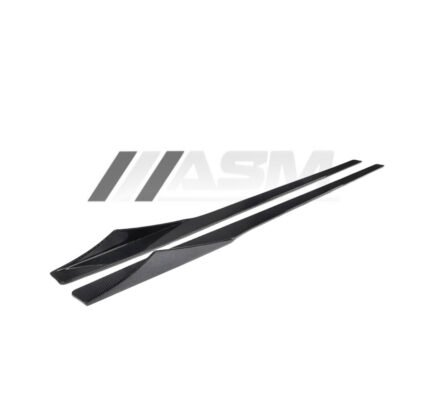 Style carbon fibre side skirts for BMW M2/M2C F87 gloss-finish rocker extensions with OEM fitment