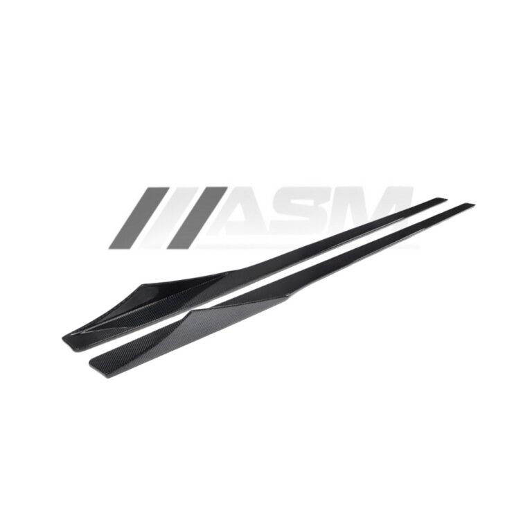 Style carbon fibre side skirts for BMW M2/M2C F87 gloss-finish rocker extensions with OEM fitment