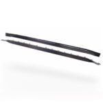 OEM Style dry carbon fibre side skirt replacements for BMW M3 G80/G81 gloss-finish rocker extensions with OEM fitment