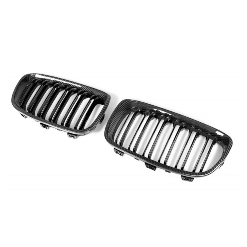 BMW 1 Series F20/F21 Carbon Fibre Double Slat Kidney Grilles