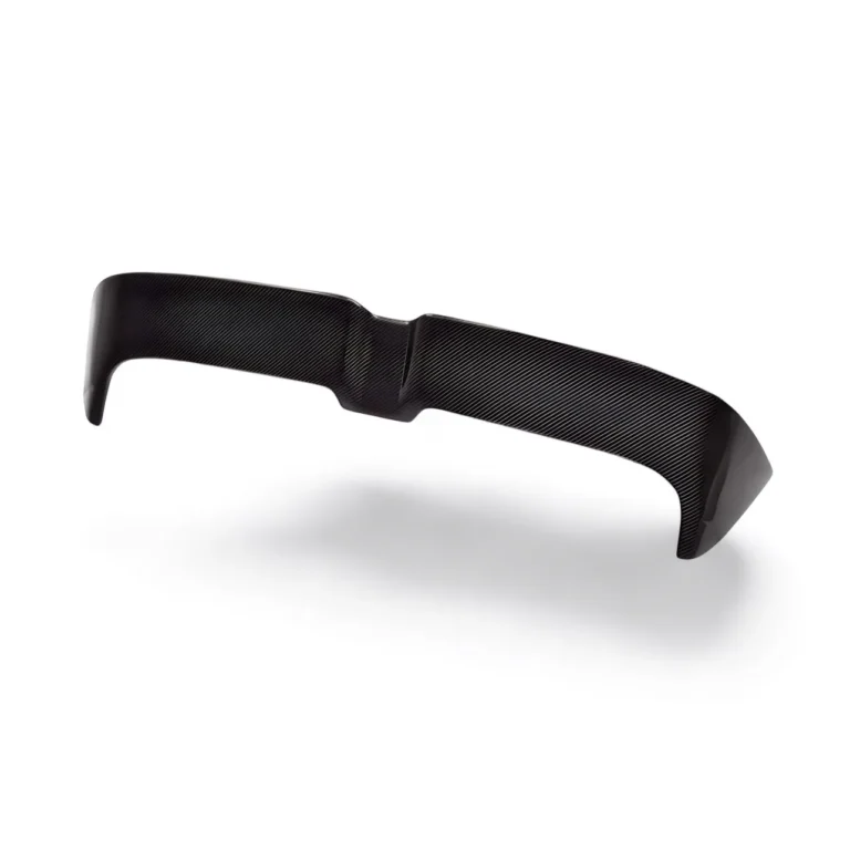 Carbon fibre rear spoiler for VW Golf R, GTD, and GTI MK7/MK7.5 gloss-finish OEM fitment trunk lip upgrade