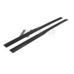 Carbon fibre side skirts for VW Golf R MK7/MK7.5 gloss-finish rocker extensions with OEM fitment