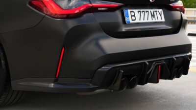 Bmw M4 G82/G83 Pre-Preg Carbon Fibre Rear Diffuser – V Style With Led