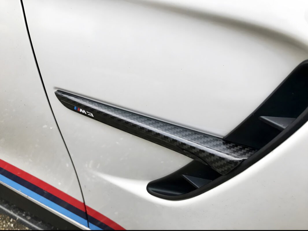 BMW M3 F80/F81 Carbon Fibre Side Vents – M Performance Style Air Duct Covers