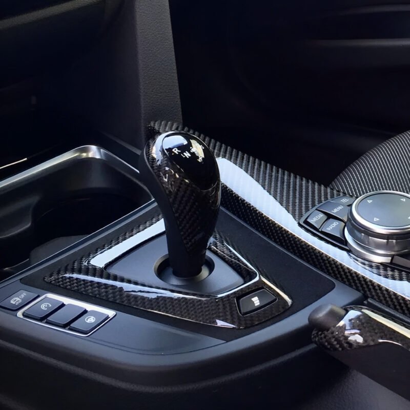 BMW M3 F80/F81 Carbon Fibre Alcantara Gear Selector Surround - M Performance Interior Trim