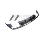 Carbon fibre rear diffuser for Audi A3 S-Line and S3 8V Facelift Saloon OEM-fit gloss-finish aerodynamic rear bumper upgrade