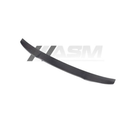 V-Style carbon fibre rear spoiler for Audi A3, S3, and RS3 8V Saloon – ASM Performance gloss-finish trunk lip upgrade