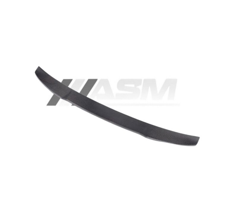 V-Style carbon fibre rear spoiler for Audi A3, S3, and RS3 8V Saloon – ASM Performance gloss-finish trunk lip upgrade