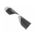 Carbon fibre rear canards for Audi S3/RS3 8V 2017+ 4-door gloss-finish OEM fitment rear bumper aero upgrade