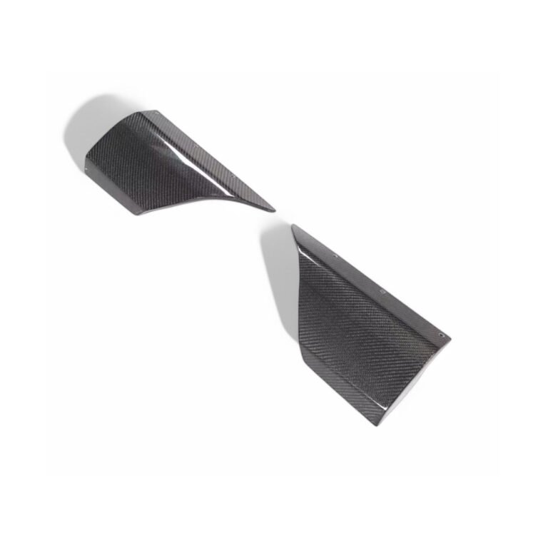 Carbon fibre rear canards for Audi S3/RS3 8V 2017+ 4-door gloss-finish OEM fitment rear bumper aero upgrade