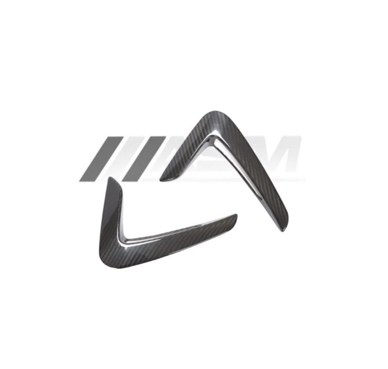 Carbon fibre front fender side trims for BMW 4 Series F32/F33/F36 OEM-fit gloss-finish upgrade with aggressive styling