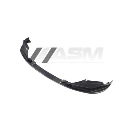 Carbon fibre V Style front splitter lip for BMW F90 M5 & M5 Competition gloss-finish OEM fitment aero upgrade