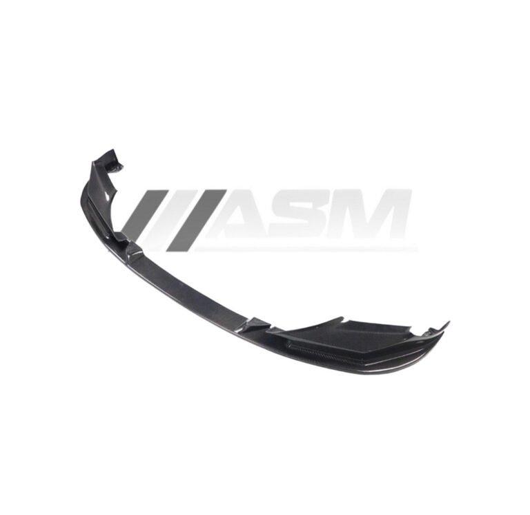 Carbon fibre V Style front splitter lip for BMW F90 M5 & M5 Competition gloss-finish OEM fitment aero upgrade