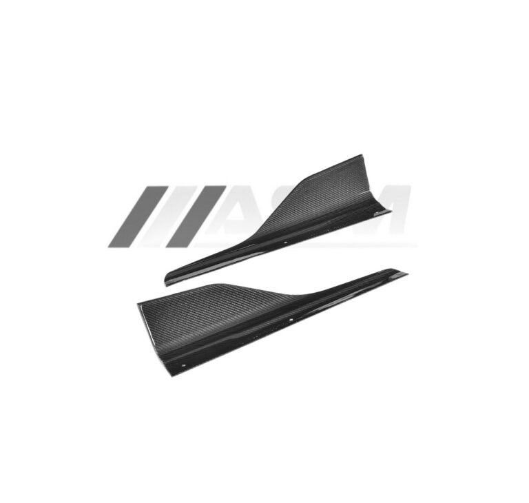 Carbon fibre M Performance style side skirts for BMW M2/M2C F87 OEM-fit lightweight rocker extensions upgrade