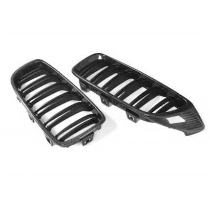 BMW M3 F80/F81 CARBON FIBRE DOUBLE SLAT FRONT GRILLES