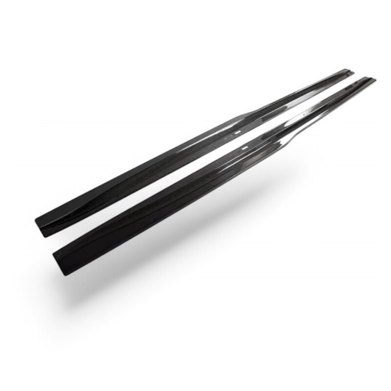 Carbon fibre PSM Style side skirts for BMW M3 F80/F81 OEM-fit gloss-finish rocker extensions upgrade with aggressive motorsport look