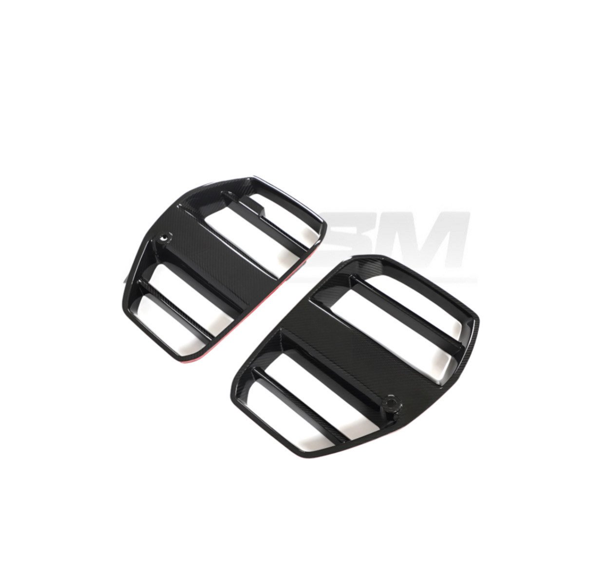 BMW M3 G80/G81 CARBON FIBRE GRILLE – GT STYLE Carbon fibre GT Style front grille for BMW M3 G80/G81 without ACC OEM-fit gloss-finish double kidney grille upgrade