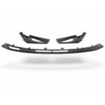 Pre-preg carbon fibre CS Style front splitter for BMW M3 G80/G81 OEM-fit gloss-finish aero upgrade with aggressive styling