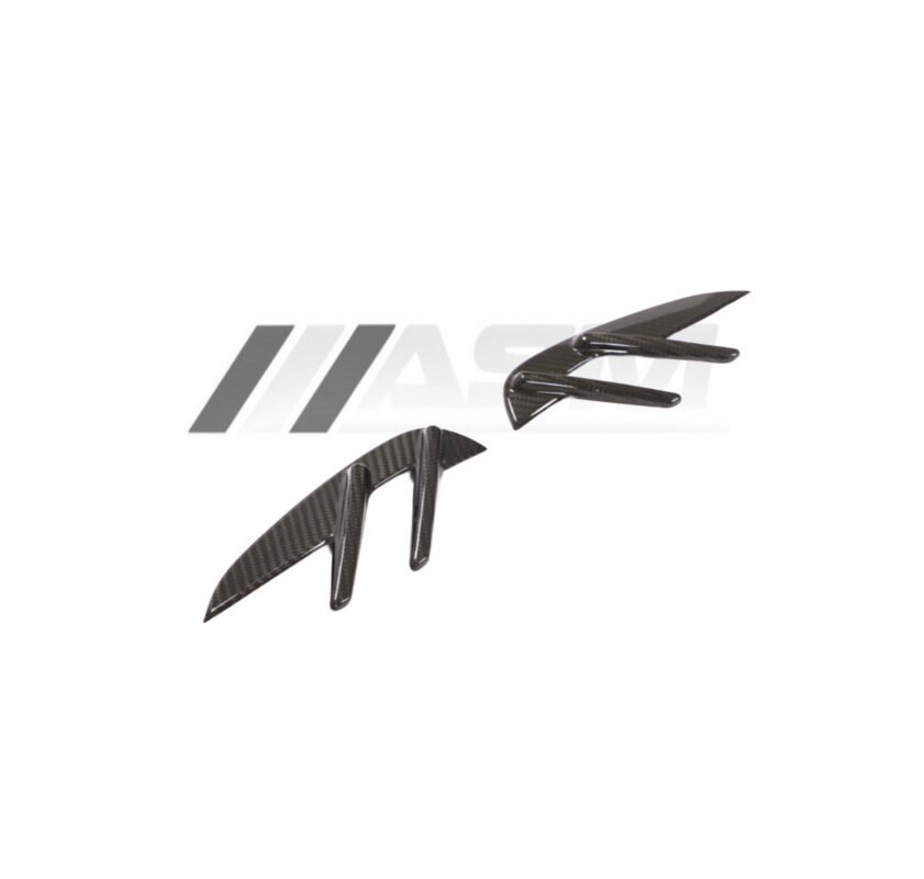 Pre-preg carbon fibre side fender trim for BMW M3 G80/G81 OEM-fit gloss-finish upgrade with aggressive motorsport styling