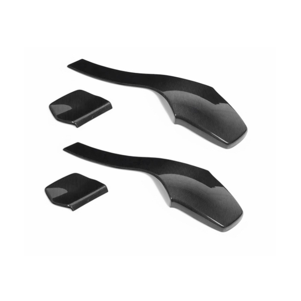 BMW M3 F80/F81 DRY CARBON SEAT BACK COVERS Dry carbon fibre seat back covers for BMW M4 F82/F83 lightweight gloss-finish interior upgrade