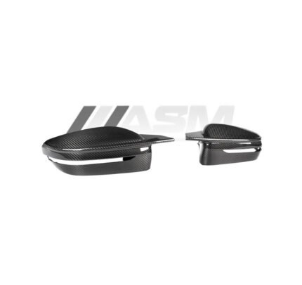 Carbon fibre replacement mirrors for BMW M4 G82/G83 gloss-finish OEM replacement mirror housings