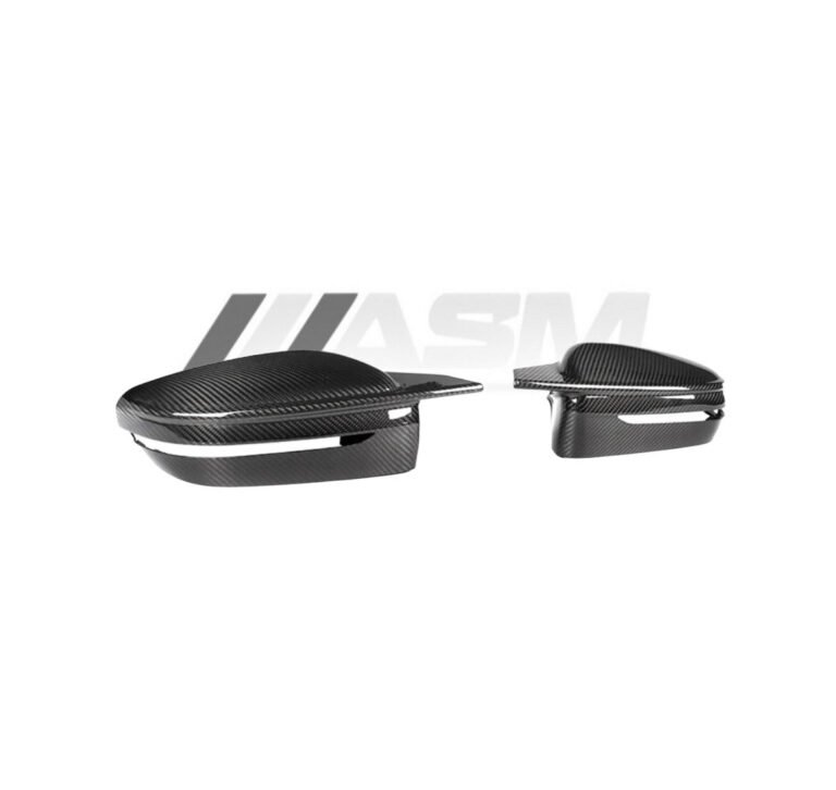 Carbon fibre replacement mirrors for BMW M4 G82/G83 gloss-finish OEM replacement mirror housings
