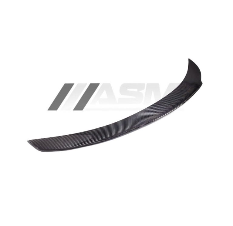 Carbon fibre PSM style rear spoiler for Mercedes C63/C63S W205 Saloon gloss-finish OEM fitment trunk lip